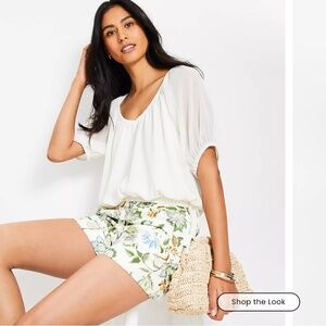 Loft Side Tie Bubble Top